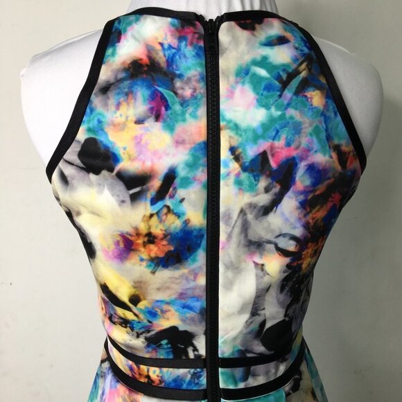 Parker Women's Multicolor Open Flare Mini Dress Size XS - Picture 12 of 16